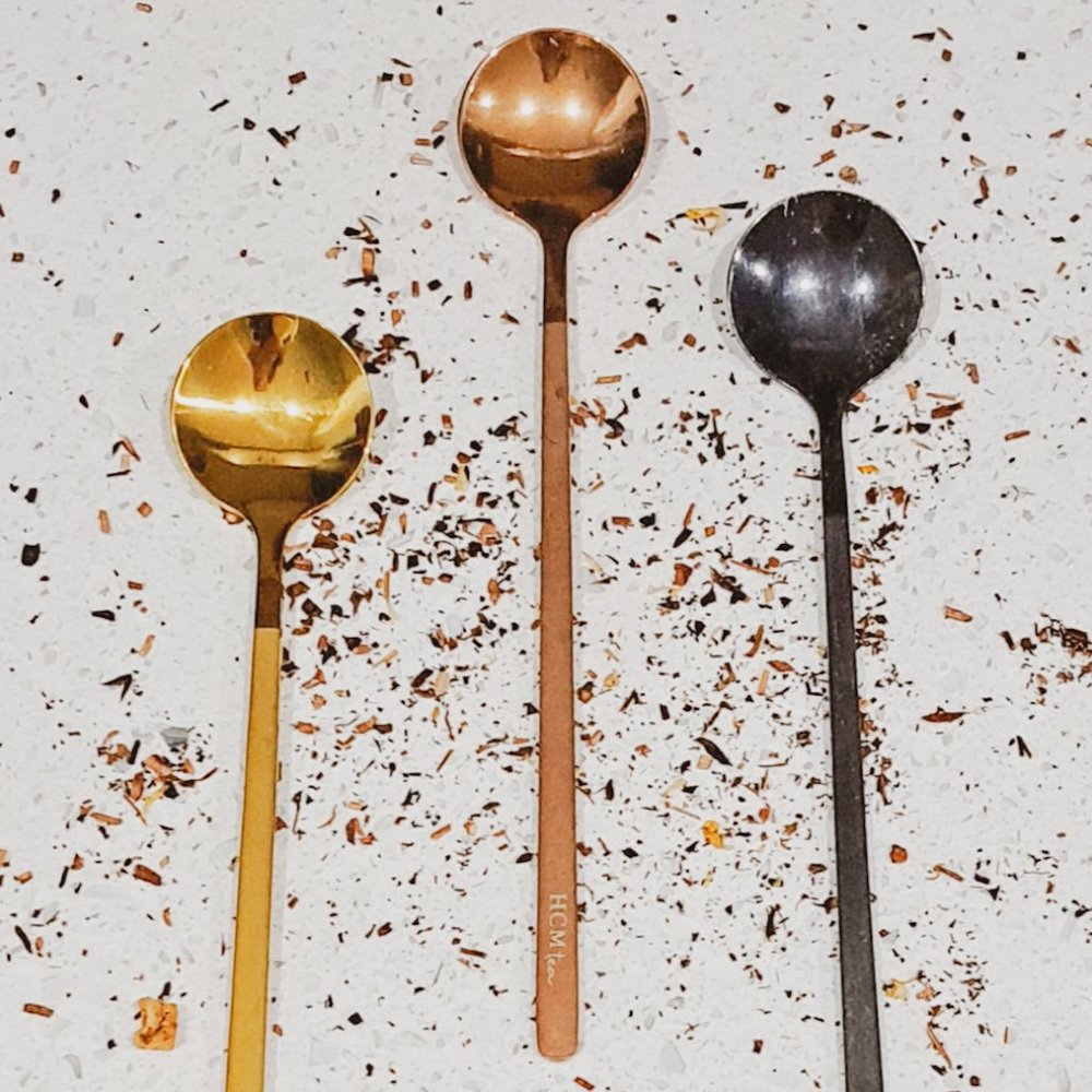 4 count Long handle Matte Rose Gold, Matte Gold and Matte black